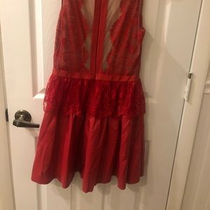 BCBG Hot Red Dress